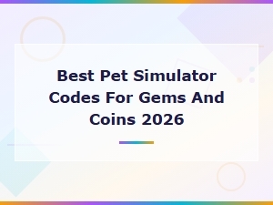 Best Pet Simulator Codes for Free Gems and Coins