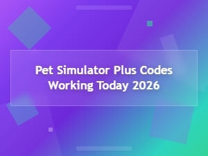 Pet Simulator Plus Codes Working Today 2026 – Latest Active Codes List