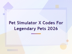 Pet Simulator X Codes for Legendary Pets