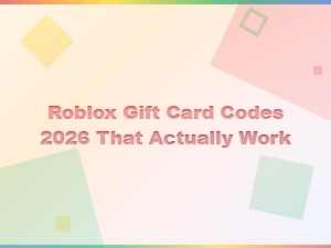 Roblox Gift Card Codes 2026 That Actually Work – Free & Legit Codes