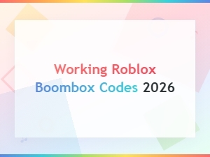Working Roblox Boombox Codes 2026 – Updated Music Id List
